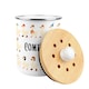 image 6 of Silly Goose Compost Caddy - Metal 2L Decorative Kitchen Food Waste Bin