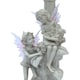 image 3 of Solar Fairies Under Lamp Post Ornament with LED Light