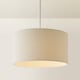 image 4 of ValueLights Reni Large Cream Boucle Pendant Shade | Cream