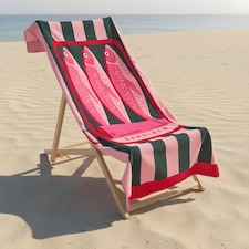 OHS Slogan Beach Towel Printed Quick Dry Summer Travel Microfibre Absorbent Swim | Multi | Sardine | One size