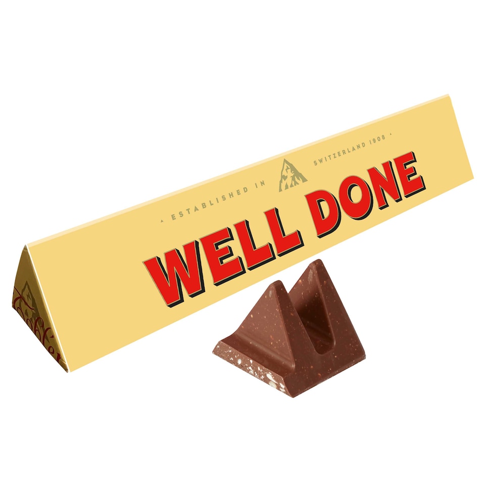image 1 of Toblerone Well Done Gift Chocolate Gift Bar 360g