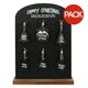 image 1 of Something Different Creepy Hanging Sign Set (Pack of 36) - Black - One Size