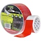image 1 of 10m Red & White Reflective Tape 50mm | High Visibility Weatherproof Safety Tape