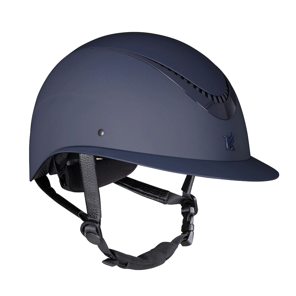 image 1 of Karben Unisex Adult Elisa Ellipse Riding Hat - Navy - 52cm - 54cm Blue | 52cm - 54cm
