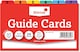image 1 of White Cards And Coloured Tab A-Z Guide Cards 127 x 76mm (5"x3")