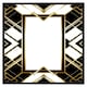 image 2 of Art deco frame (Picture Frame) Grey | XS