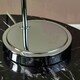 image 6 of Brunswick Polished Nickel & Glass Desk Table Lamp Silver
