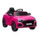 image 1 of HOMCOM Audi RS Q8 Licensed Electric Car for Kids, 6V Kids' Electric Ride on with Remote Control, 7Ah Big Battery, Lights Bluetooth, Music USB, for 3-5 Years Old, Pink