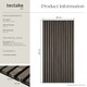image 6 of Acoustic Wall Panels with Wood Veneer Slats, Thick Felt and Easy to Install | Grey | oak gray | 120 x 60 x 120 cm | 4