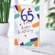 image 3 of 65th Birthday Card - Pattern
