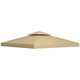 image 1 of Outsunny 3m 2 Tier Garden Gazebo Top Cover Replacement Canopy Roof