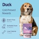 image 3 of 10 x 70g Tails.com Inner Vitality Duck Cold Pressed Rewards Dog Treats Pouches