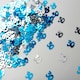 image 2 of 4x 14g 30th Blue Happy Birthday Confetti