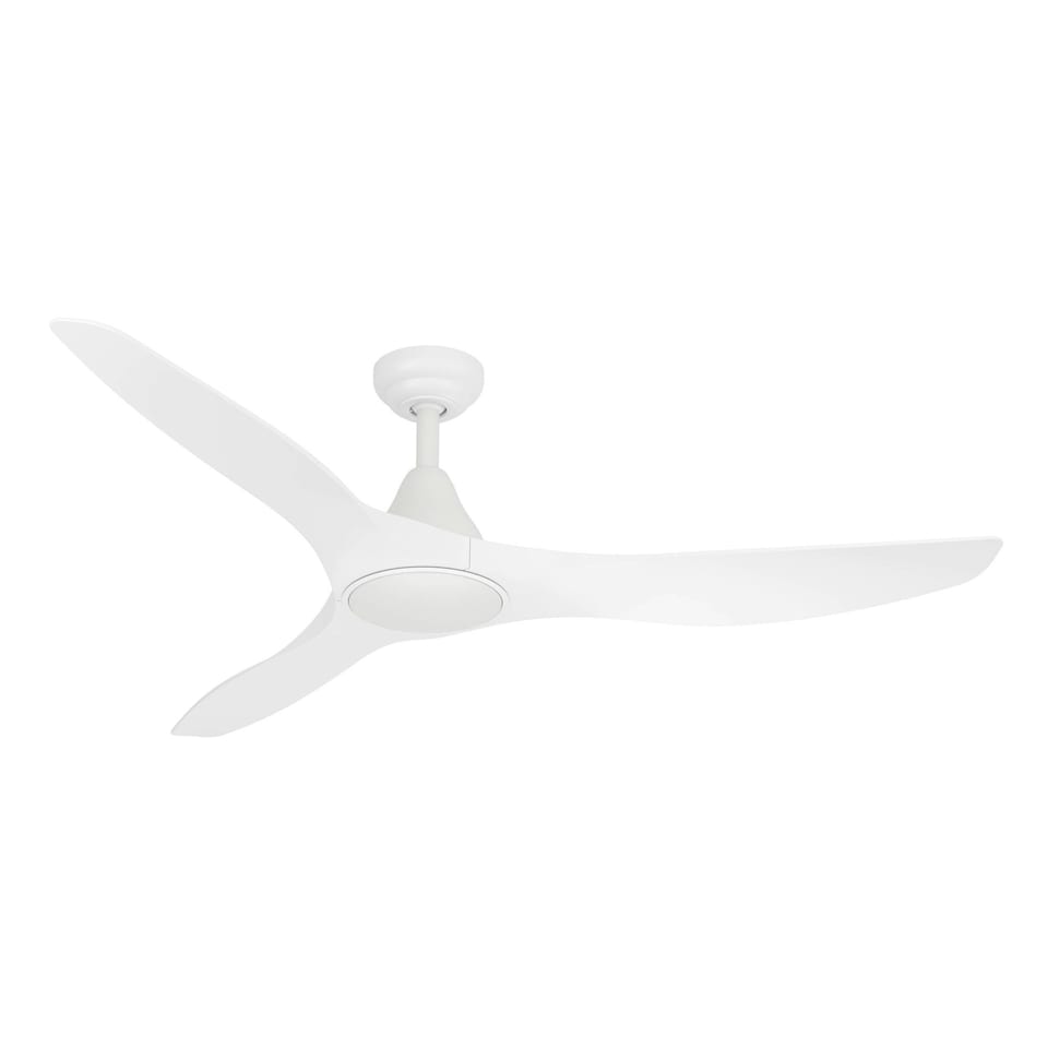 image 1 of EGLO Portsea Matte White LED Ceiling Fan