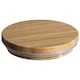 image 4 of Argon Tableware Scandi Glass Storage Jars with Wooden Lids - 550ml - Pack of 3
