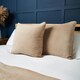 image 1 of BHS Microfleece Cushion, Beige
