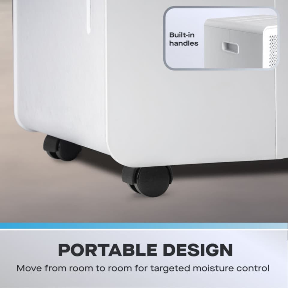 image 1 of Daewoo 20L Dehumidifier with Laundry & Quiet Modes, Air Purifier, 4L Tank