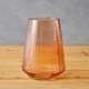 image 2 of Interiors by Premier Smoked Amber Glass Vase, Minimalist Flower Vase, Decorative Glass Vase, Small Flower Vase for Living Room Orange