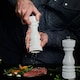 image 4 of Cole & Mason London White Gloss Salt & Pepper Mill Set 180mm