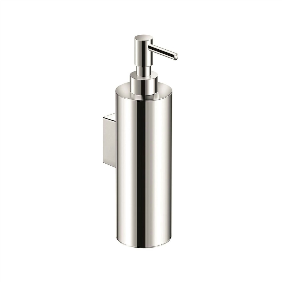 image 1 of Cosmic Wall-Mounted Soap Dispenser with Durable Stainless Steel Chrome 240 ml