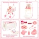 image 5 of Complete Baby Doll Accessories Nursery Set Pretend Role Play Cot Set for Kids Doll Crib High Chair Prentend PlayBrand