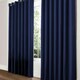 image 2 of Diamo Blackout Ring Top Eyelet Curtains - 168cm x 229cm - Blue