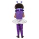 image 2 of Alien Purple Girls Fancy Dress Costume Toddler Age 3-4