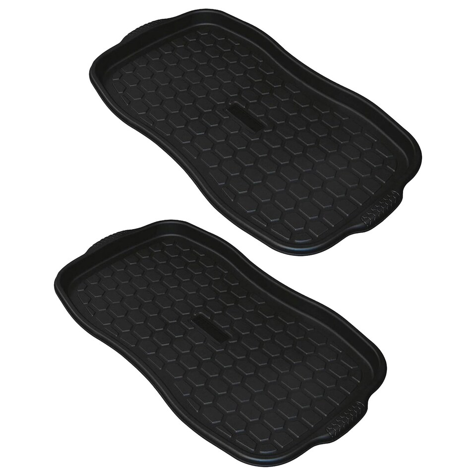 image 1 of 2 x Shoe Tray Organiser Designed To Protect Carpets Non-Slip Ideal For Home Use Black