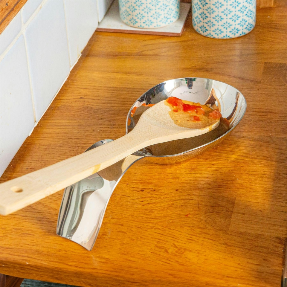 image 1 of Argon Tableware Stainless Steel Spoon Rest