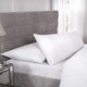 image 1 of Percale Collection 180 Thread Count Percale Fitted Sheet in White - Super King