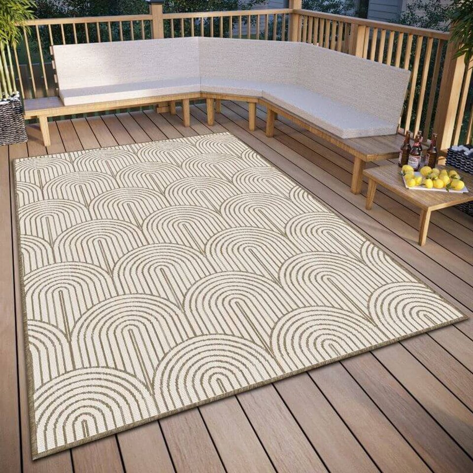 image 1 of The Rugs Flatweave Indoor Outdoor Reversible Rug Pangli Durable Polypropylene