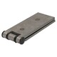 image 3 of 2 Pack Long Weld-on Butt Hinge Heavy Duty with Bushes 240x50mm Industrial Silver