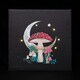 image 1 of Something Different Canvas Forest Mushroom Light Up Canvas - Black/Red/White - One Size