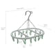 image 10 of JVL 3 Tier Airer with Oval Sock Dryer, Stainless Steel, White, Medium