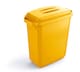 image 2 of Durable 60L Waste Bin Yellow | Rectangular Recycling Bin | Food Bin | DURABIN | Yellow