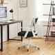 image 2 of Yaheetech  Mesh Office Chair with 90° Flip-up Armrests | White