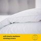 image 3 of Silentnight Cooler Summer Duvet - 4.5 Tog | White | Double