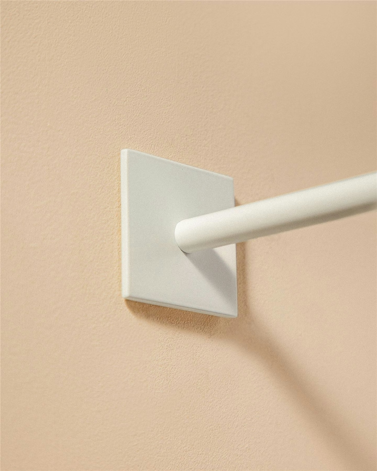 image 1 of Cosmic Wall Mounted Square Toiler Roll Holder with Stainless Steel Matt Black