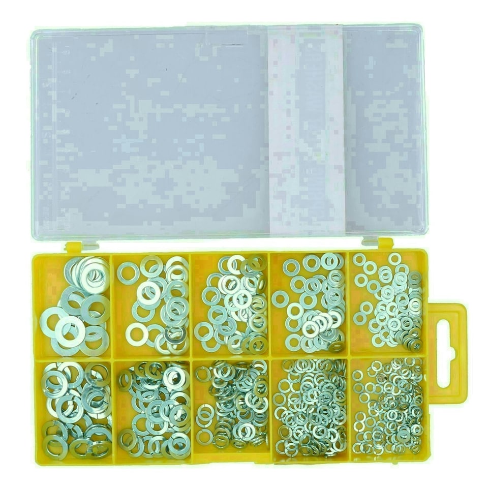 image 1 of Spring and Flat Metric Assorted Washers 3mm / 4mm / 5mm / 6mm / 8mm 500pc
