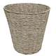 image 1 of Seagrass Round Waste Paper Basket | Green | Green | One Size
