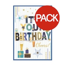 Simon Elvin Isabel Garden It´s Your Birthday Greetings Card (Pack of 6) - Multicoloured - One Size