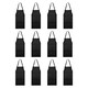 image 1 of Nicola Spring Cotton Kitchen Bib Aprons - One Size - Black - Pack of 12