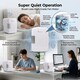 image 4 of Alivio 4L Portable Mini Fridge, Compact Electric Cooler & Warmer for Home, Office & Travel | White | white | 1