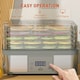 image 5 of HOMCOM 5 Tier Food Dehydrator, 245W for Drying Fruit, Meat, Vegetable, Black