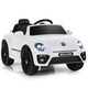 image 1 of COSTWAY Beetle Kids Electric Car Toddler 12V White