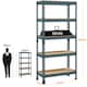 image 3 of Yaheetech 152.5 cm Tall 5 Tiers Boltless Storage Shelf Goods Rack