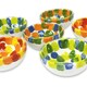 image 2 of Verano Spanish Ceramics Petalo Tapas Bowls Set of 6 - 12cm Mixed | Multi | 6