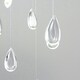 image 1 of ValueLights Pair Of Children's Cloud And Rain Drops Ceiling Pendant Nursery Lamp Shades