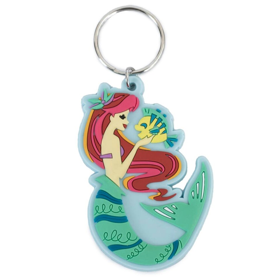 image 1 of The Little Mermaid PVC Keyring - Multicoloured - One Size