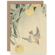 image 1 of Ohara Koson Cuckoo In The Rain Bird Japanese Painting Greeting Card